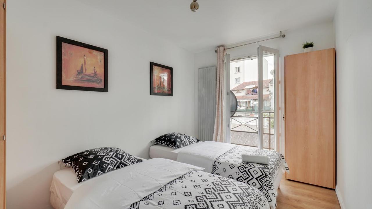 Chic Apart With Parking Near Paris Apartment Aubervilliers Luaran gambar