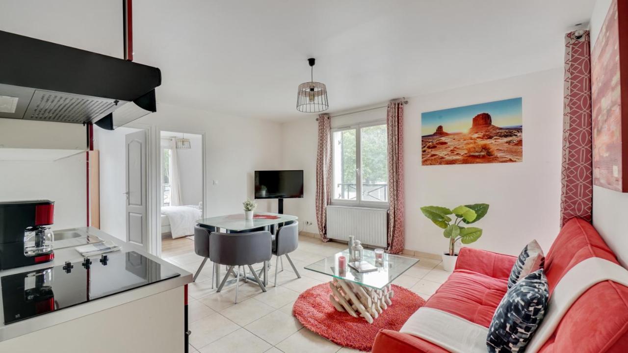 Chic Apart With Parking Near Paris Apartment Aubervilliers Luaran gambar